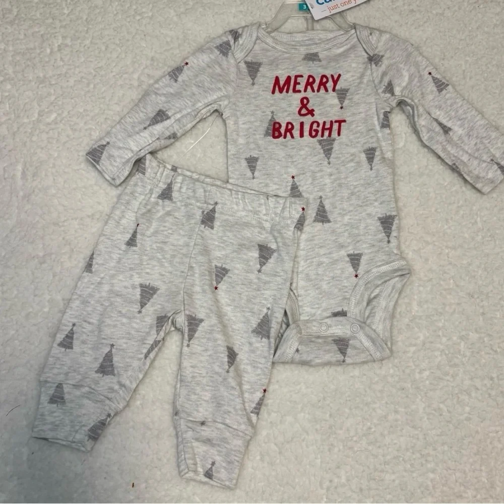Carter’s Just One You Baby Merry & Bright Matching Set